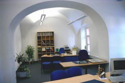 Blick ins Servicezentrum des Finanzamts Hilpoltstein